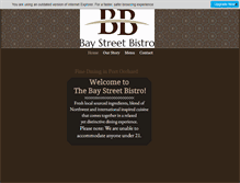 Tablet Screenshot of baystreetbistro.com